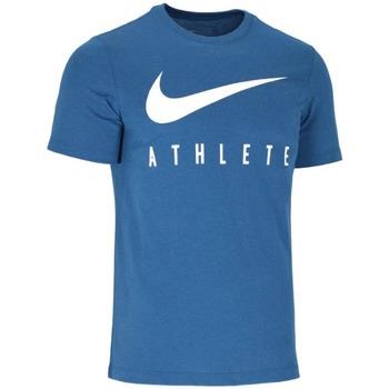 T-shirt Nike - Tee-shirt col rond - bleu jean