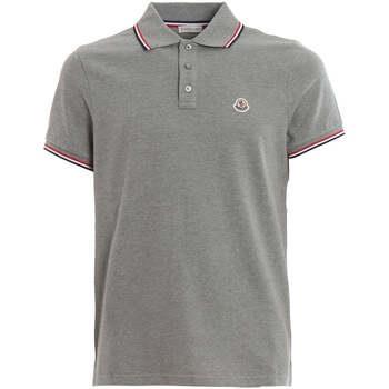 T-shirt Moncler Polo Homme Gris collection