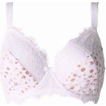 Emboitants Brigitte Bardot Soutien-gorge grand maintien blanc Défilé