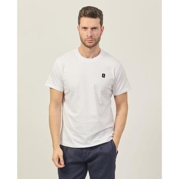T-shirt Refrigue T-shirt à col rond en coton avec logo