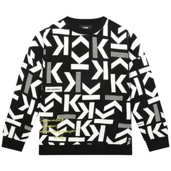 Sweat-shirt enfant Karl Lagerfeld Sweat junior junior noir Z30037/N50 ...