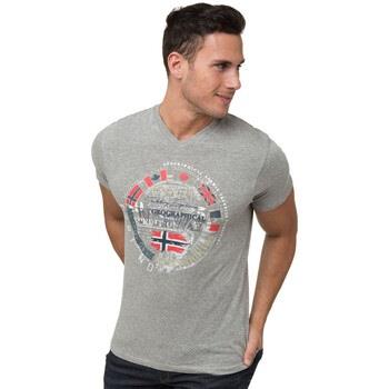 T-shirt Geographical Norway T-Shirt col V JUDICAEL