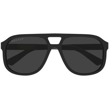 Lunettes de soleil Gucci GG1188S Lunettes de soleil, Noir/Gris, 52 mm