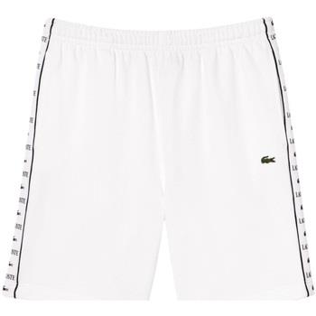 Short Lacoste Short jogging homme Ref 62575 Blanc