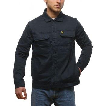 T-shirt Lyle &amp; Scott Surchemise teinte en pice Dark Navy