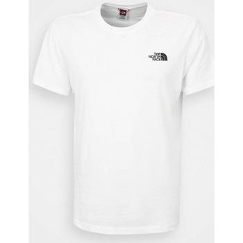 T-shirt The North Face T-SHIRT Homme Simple Dome Blanc