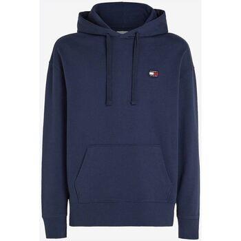 Sweat-shirt Tommy Jeans SWEAT A CAPUCHE Homme Badge Marine