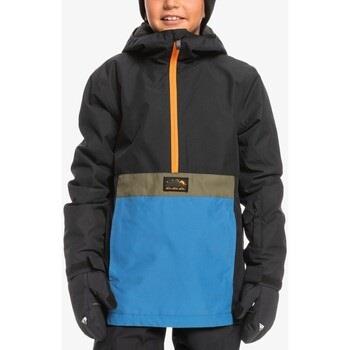 Doudounes enfants Quiksilver - Manteau de ski junior - noir et bleu