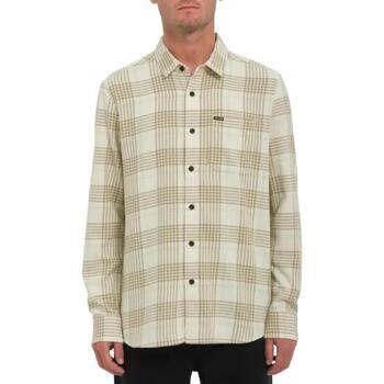 Chemise Volcom Camisa Caden Plaid - Dirty White