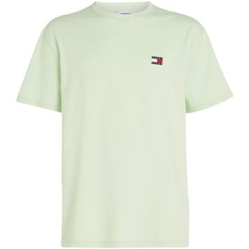 T-shirt Tommy Jeans T shirt Ref 62952 LXY Vert