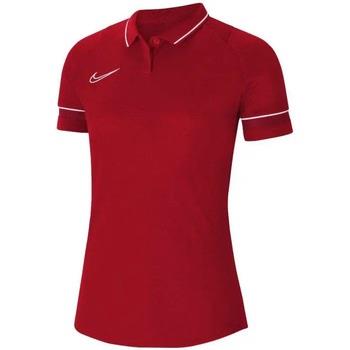 T-shirt Nike POLO DRI FIT ACADEMY RED