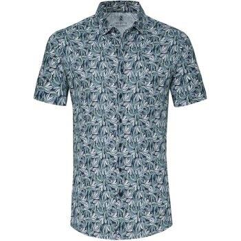 Chemise Desoto Short Sleeve Jersey Chemise Impression Bleu