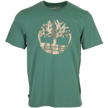 T-shirt Timberland Camo Tree Logo Short Sleeve