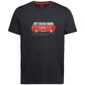 T-shirt La Sportiva T-shirt Van Homme Carbon/Cherry Tomato