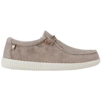 Baskets Pitas Chaussure homme beige Wallabi washed