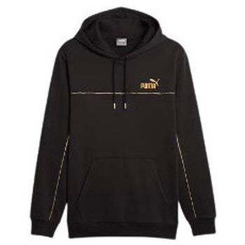Sweat-shirt Puma SWEAT MINIMAL GOLD - Noir - L