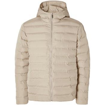 Doudounes Selected Barry Quilted Hooded Jacket Pure Cashmere