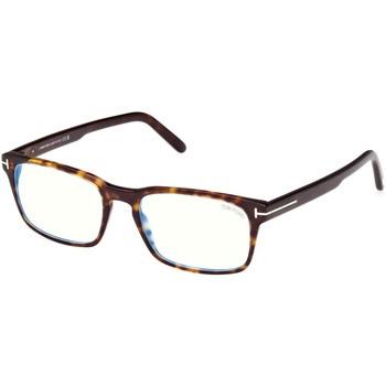 Lunettes de soleil Tom Ford FT5938-B Cadres Optiques, Havana, 54 mm