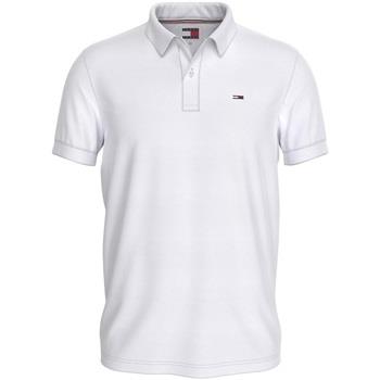 T-shirt Tommy Jeans Polo Ref 62436 YBR Blanc