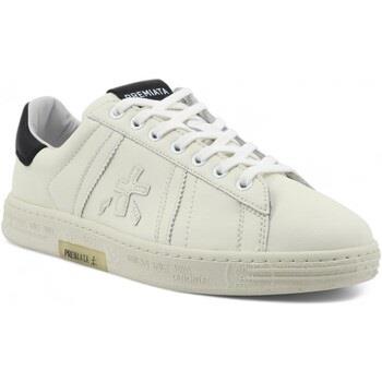 Chaussures Premiata Sneaker Uomo White Black RUSSELL-6066
