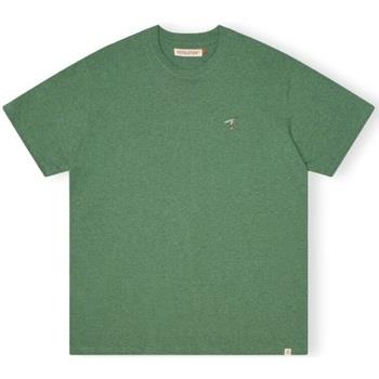 T-shirt Revolution T-Shirt Loose 1366 GIR - Dust Green Melange