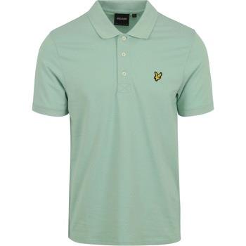 T-shirt Lyle And Scott Polo Vert Clair Plain