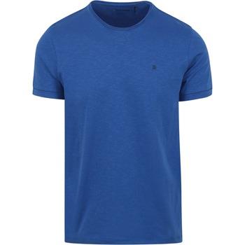 T-shirt No Excess T-Shirt Slubs Bleu