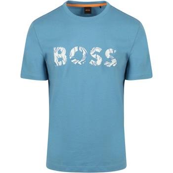 T-shirt BOSS T-shirt Bossocean Bleu