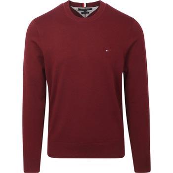 Sweat-shirt Tommy Hilfiger Pull Bordeaux Rouge