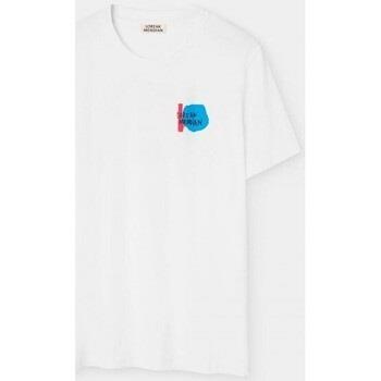 T-shirt Loreak Mendian Loreak Blue Corita Tshirt White