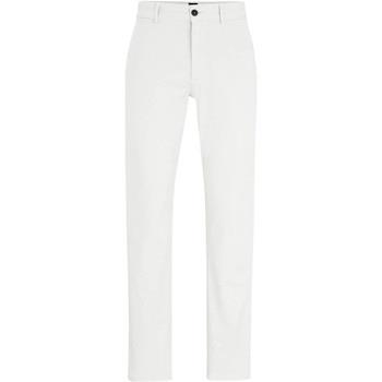 Pantalon BOSS Satin Chino Blanche