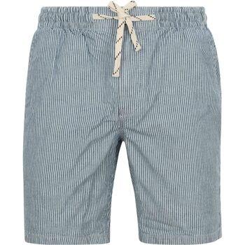 Pantalon Superdry Short Rayures Bleu