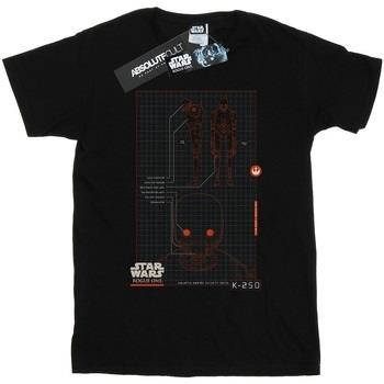 T-shirt enfant Disney Rogue One K-2SO Schematic