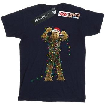 T-shirt enfant Disney Chewbacca Christmas Lights