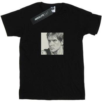 T-shirt enfant Disney Han Solo Drawing