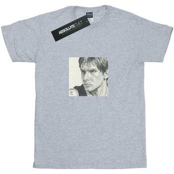 T-shirt enfant Disney Han Solo Drawing