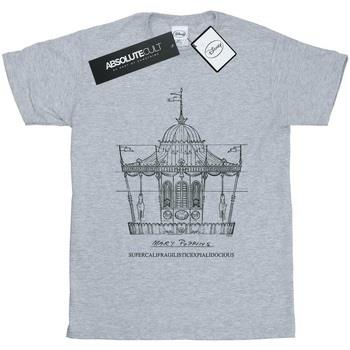 T-shirt enfant Disney Mary Poppins Carousel Sketch