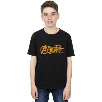 T-shirt enfant Marvel Avengers Infinity War Orange Logo