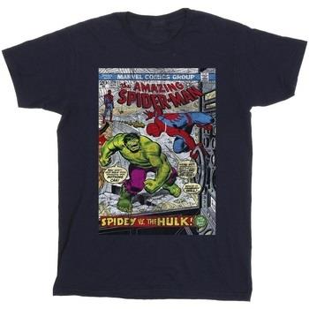 T-shirt enfant Marvel Spider-Man VS Hulk Cover