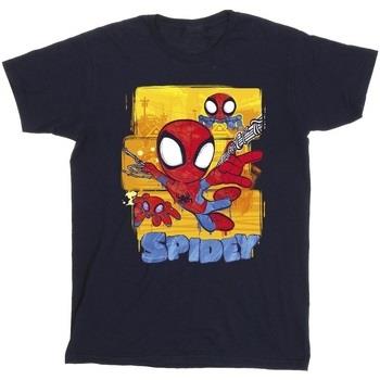 T-shirt enfant Marvel Spidey And His Amazing Friends Flying