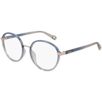 Lunettes de soleil Chloe CH0033O Cadres Optiques, Bleu, 51 mm