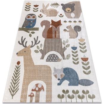 Tapis Rugsx Tapis BONO 8425 Animaux de la forêt 140x190 cm