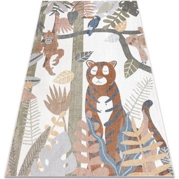 Tapis Rugsx Tapis BONO 8426 Jungle, animaux sauvages crème 160x220 cm