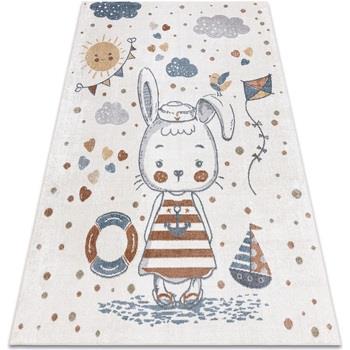 Tapis Rugsx Tapis BONO 8441 Lapin marin crème / 80x150 cm