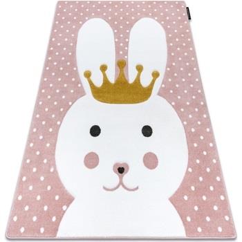 Tapis Rugsx Tapis PETIT BUNNY PETIT LAPIN rose 140x190 cm