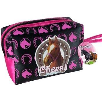 Trousse Sud Trading Pochette cosmétique noire en polyester cheval 16.5...