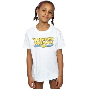 T-shirt enfant Dc Comics Wonder Woman Crackle Logo