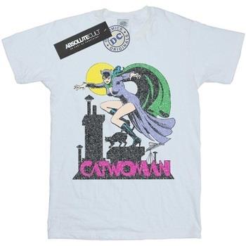 T-shirt enfant Dc Comics Catwoman Crackle Logo