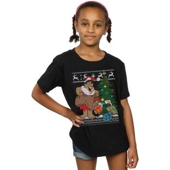 T-shirt enfant The Flintstones Christmas Fair Isle