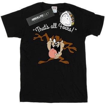 T-shirt enfant Dessins Animés Taz That's All Folks